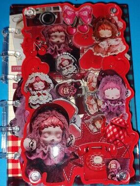 New! A7 Size Skullpanda Acrylic Shaker Notebook